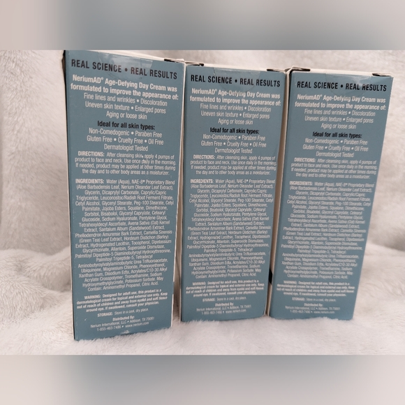 Nerium AD Day Cream Lot of Three (3) new in box - Picture 2 of 2
